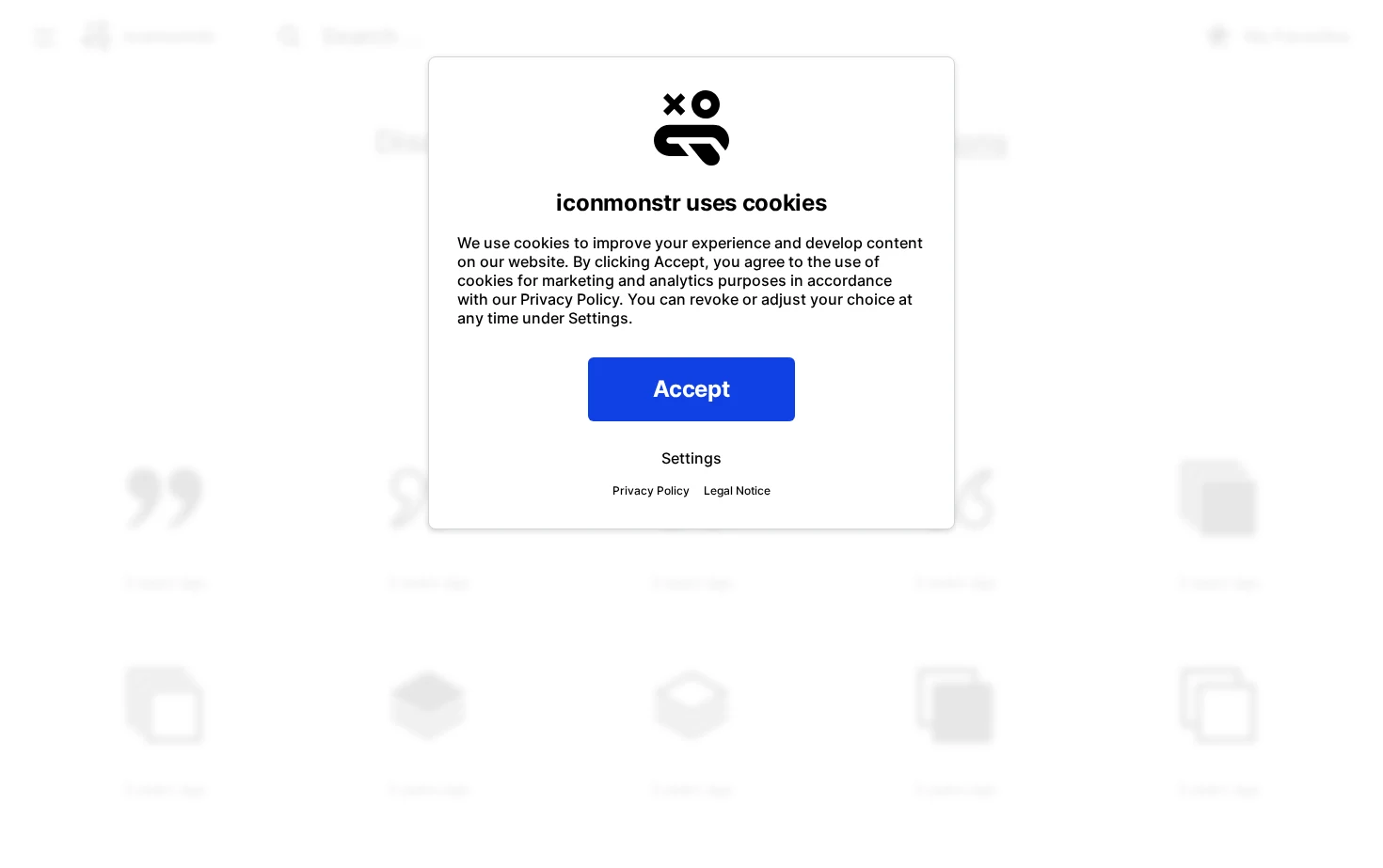 iconmonstr 页面快照